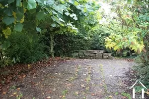 Large garden gives the house much privacy