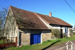 Barn and house