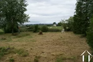 Garden behind the house