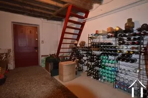wine cellar next to the garage