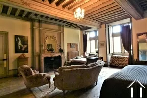 One of five character bedrooms in the castle