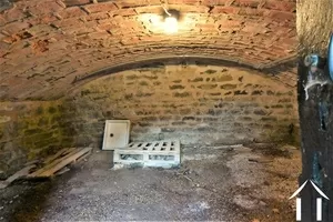 vaulted cellar under the kitchen