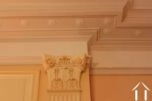 detail plafond woonkamer