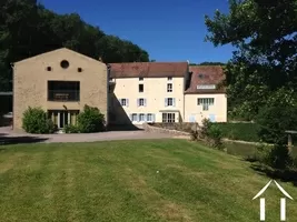 Front facade of mill buildings