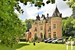 Fairytale castle in south Burgundy