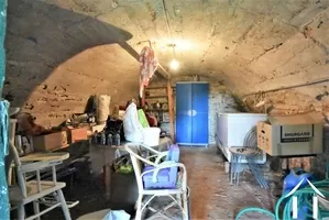 vaulted cellar under the kitchen
