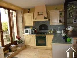 Kitchen with bread oven