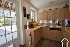 kitchen with access to the terrace area