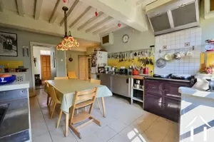 Kitchen looking onto the hallway