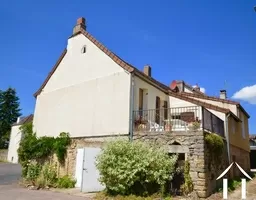 terrace to the side of the house