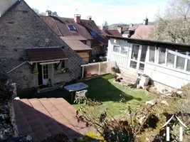 Garden and building