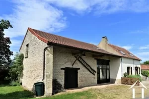 south side of the farmhouse