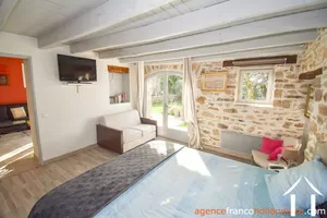 House with guest house for sale la porcherie, limousin, Li956 Image - 42