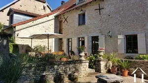 terrace at the back of the house