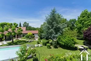 garden seen from b&b