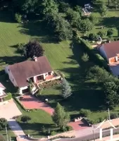 house as seen from the air