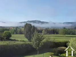 great views from garden, in view of Autun Cathedral