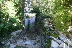 Garden gate entrance