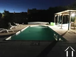 Evening Poolside