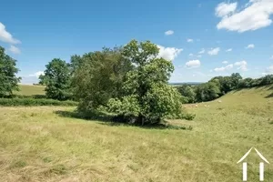 Vue sur la campagne environnante