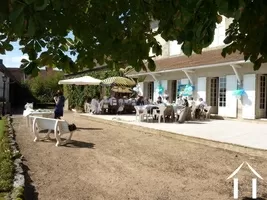 Evénement familial sur la terrasse