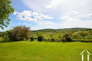 Vue sur les collines environnantes