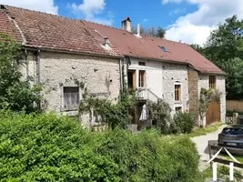 Character Facade of House & Barn