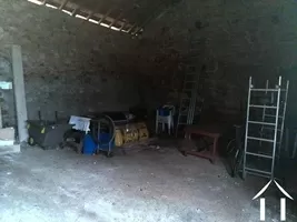 Interior of barn