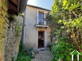 Charming entrance in courtyard setting