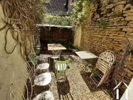 Rear courtyard garden