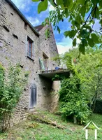 Le pignon sud avec le balcon