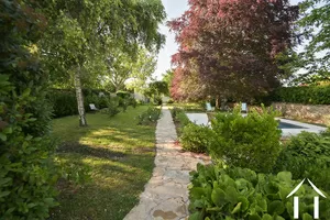 Jardin vue de la terrasse