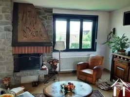 Living with with fireplace