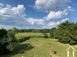 Vue sur le jardin depuis le 1er étage