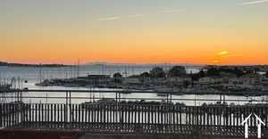 Vue sur Sète, l’Etang de Thau et le Mont St. Loup à Agde