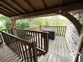 Terrasse balcon chambre d'hôtes