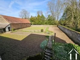 Walled rear garden