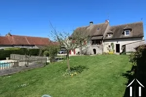 View of the garden and the house