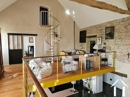 Mezzanine to master bedroom and second upper floor