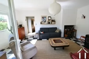 Living room seen from the garden