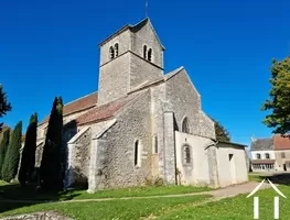View of the house from the church