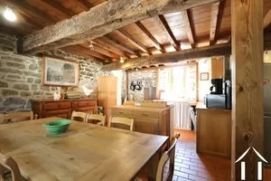 Dining and open kitchen