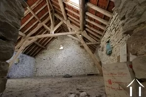 Room above the barn with magnificent oak beams