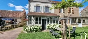 Village house with garden and conservatory