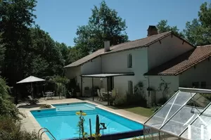 view on the swimming pool