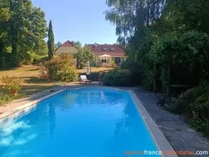 House with swimming pool and large wooded garden  Ref # Li1016 