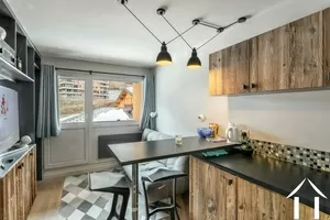 Renovated apartment in the heart of the resort with a parking space val thorens Ref # C2581 