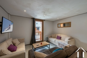 1 bedroom apartment with a mountain corner in a luxury residence val thorens Ref # C2673 