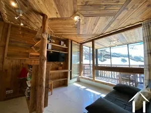 Renovated apartment in a quiet residence val thorens Ref # C2838 