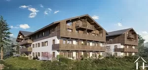 Bright three rooms with big terrace - seve samoëns Ref # C3118-C001 